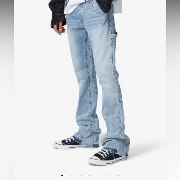 MNML Carpenter Flare Denim Jeans - Picture 2 of 4